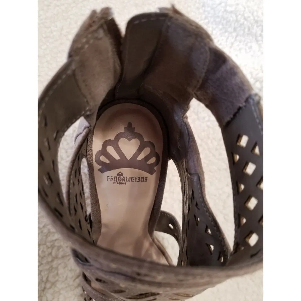 by Fergie Women's Vellum Block Heeled Sandal in Doe Size 5 M - Image 4