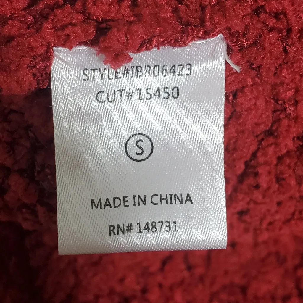 Blue Blush Red Sherpa Romper.‎ Women's. Size: S - Image 5