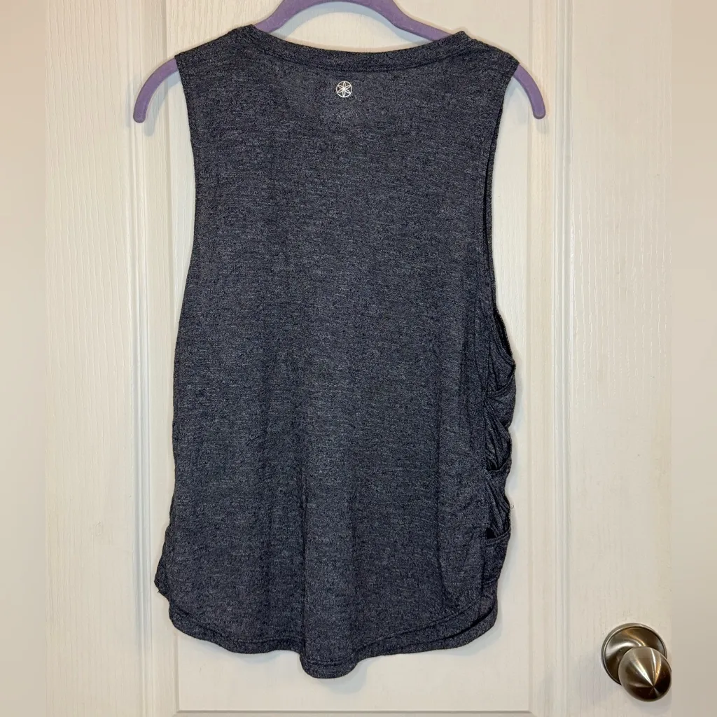 GAIAM Charcoal Sleeveless Muscle Tee - Image 4