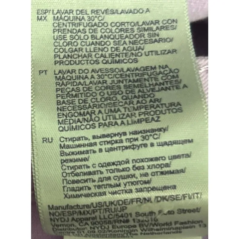 NYDJ Fit Is Every Thing Women's High-Rise Light Purple Cuffed Jeans Size 18 - Image 5