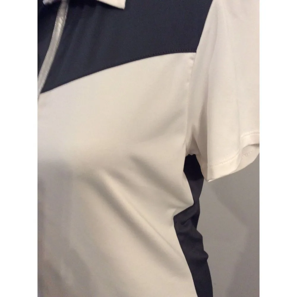 Annika Cutter & Buck golf womens polo color block Size Medium M - Image 3