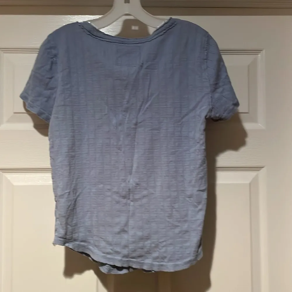 Aerie Women's Blue Button-Up Top - Image 3