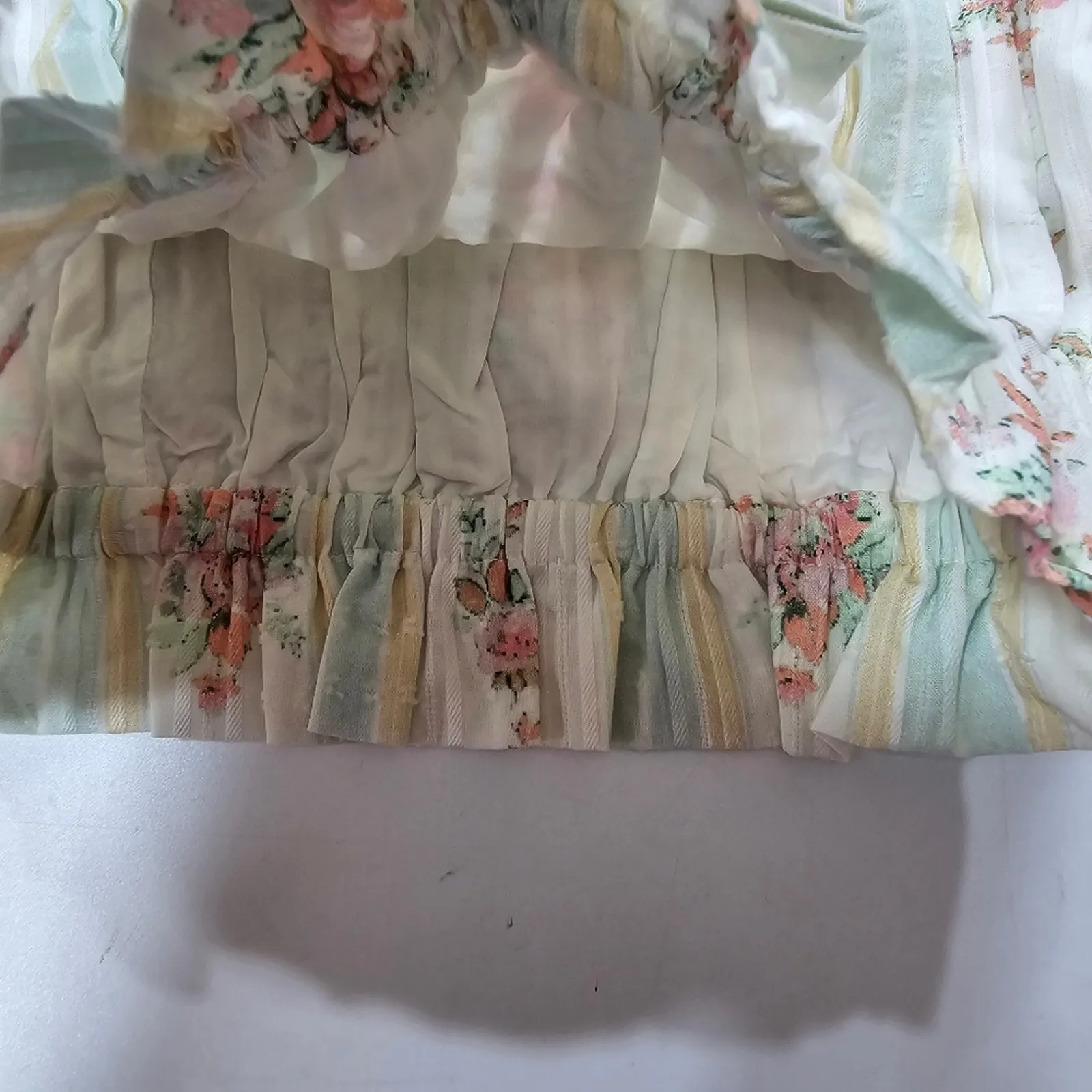 Tularosa Shayna Top in Vintage Blue Floral XS - Image 5