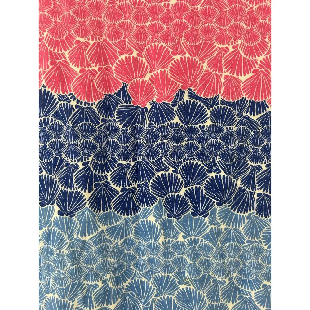 Talbots  Multi Colored Seashell Pattern Shift Dress Sz M Petite - Image 5