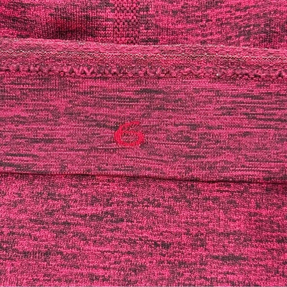 Lululemon Swiftly Tech Racerback Tank Top Black True Red Size 6 Athleisure - Image 10