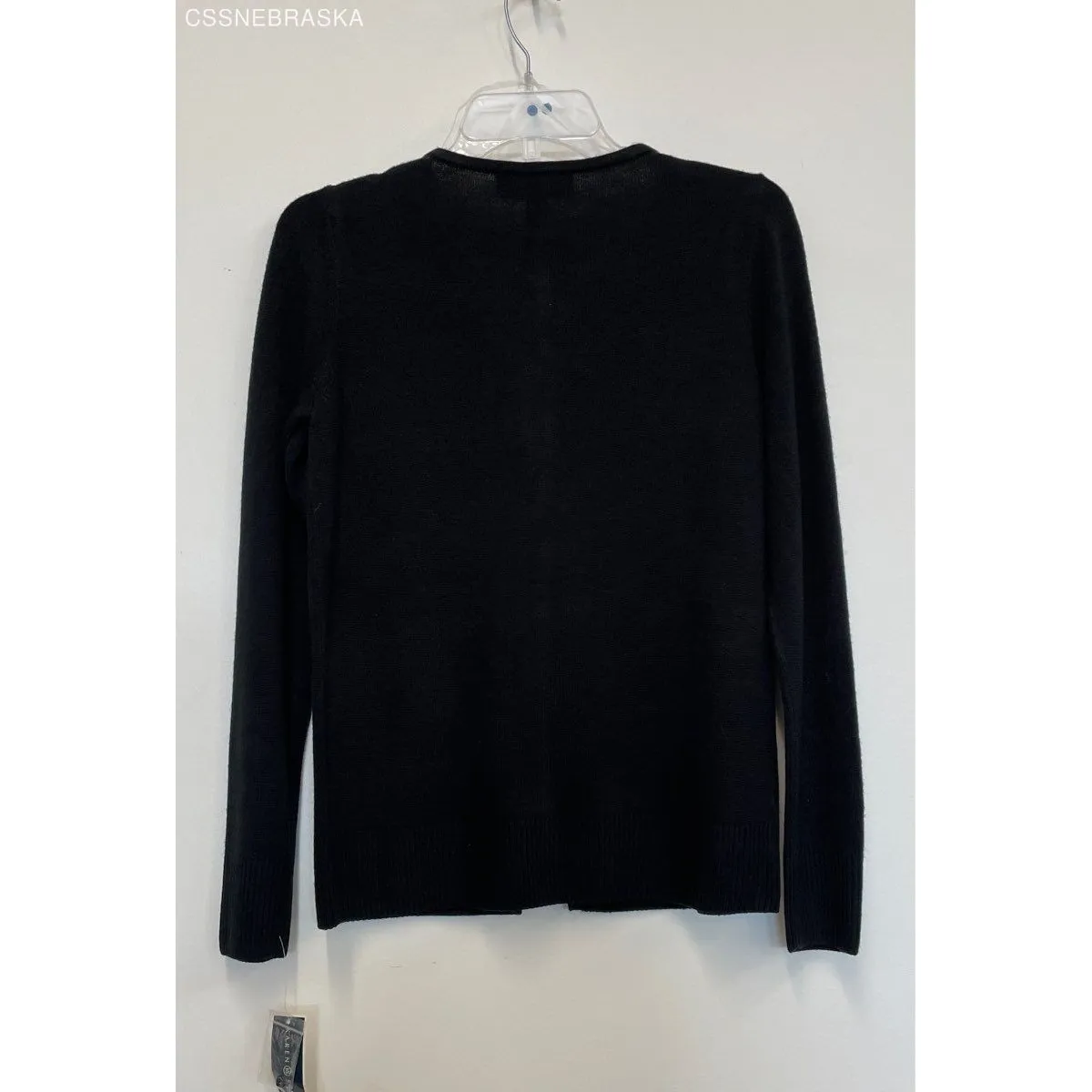 Karen Scott Black luxsoft button Up Black cardigan - Size S - Image 7