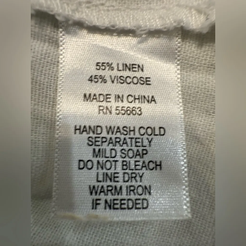 Cynthia Rowley White Blouse with Black Fringe - Image 7