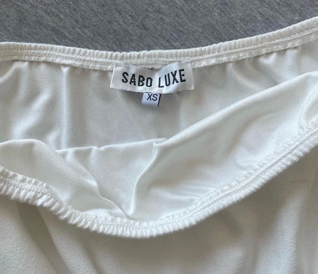 Sabo Luxe White Romper - Image 2