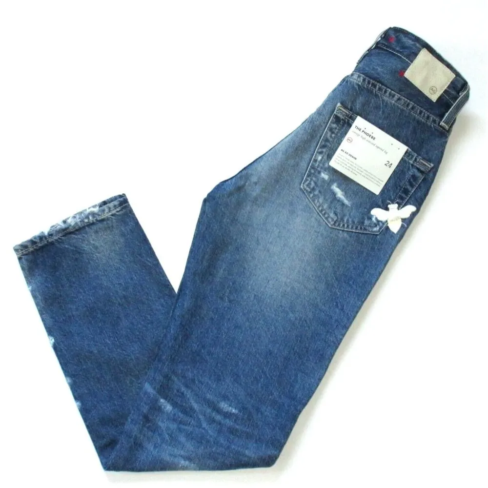 NWT Adriano Goldschmied AG Phoebe in 23 Years Woven Dreams Embroidered Jeans 24 - Image 7