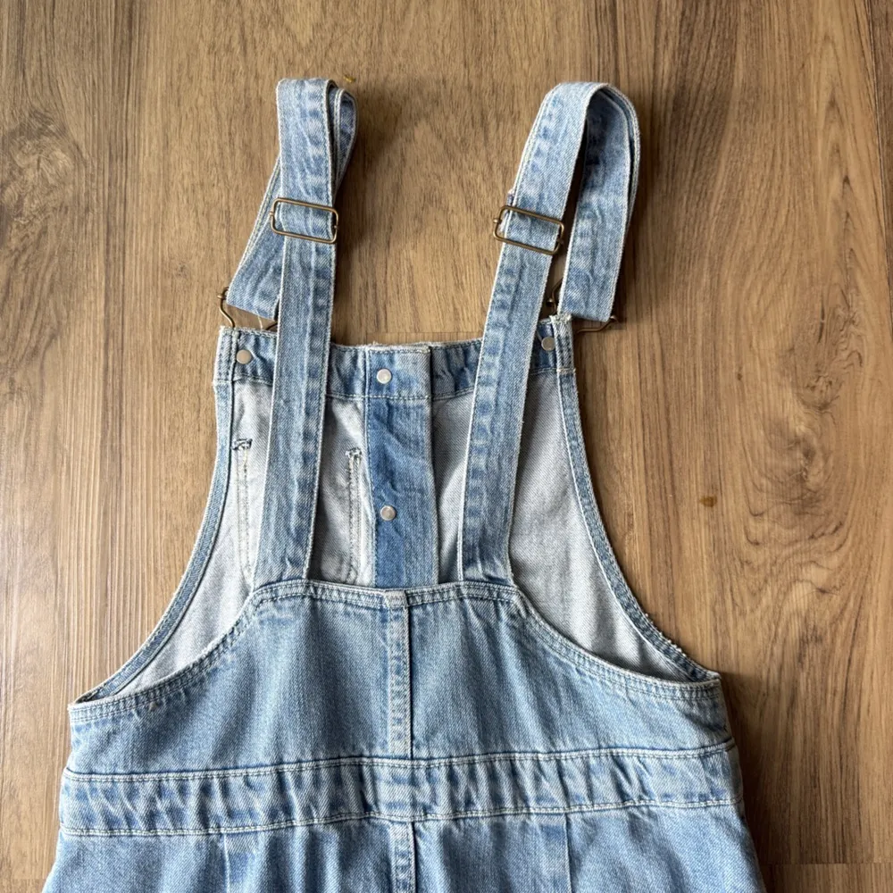 Zara Denim Button-Down Overall Dress Size Small - Image 9