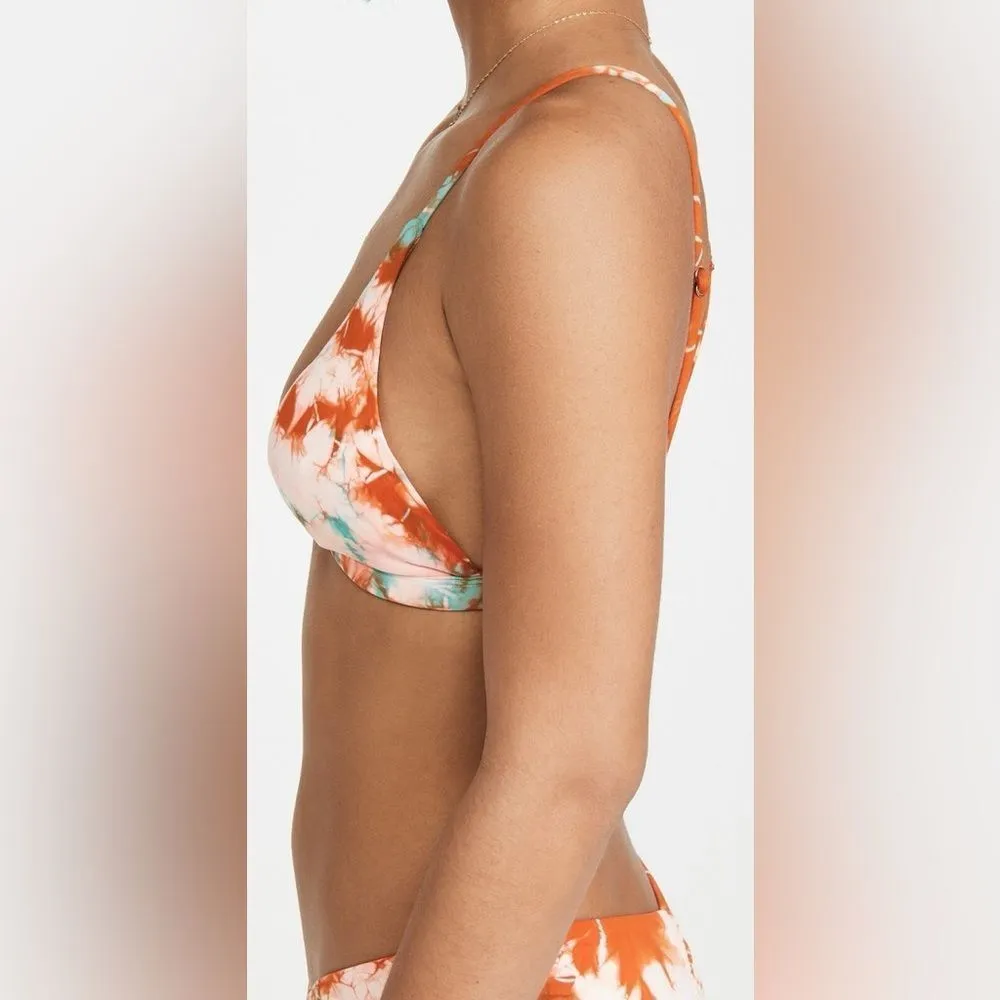 NWOT Maaji Ivy Bikini Swim Top in Neon Lights Size Large - Image 2