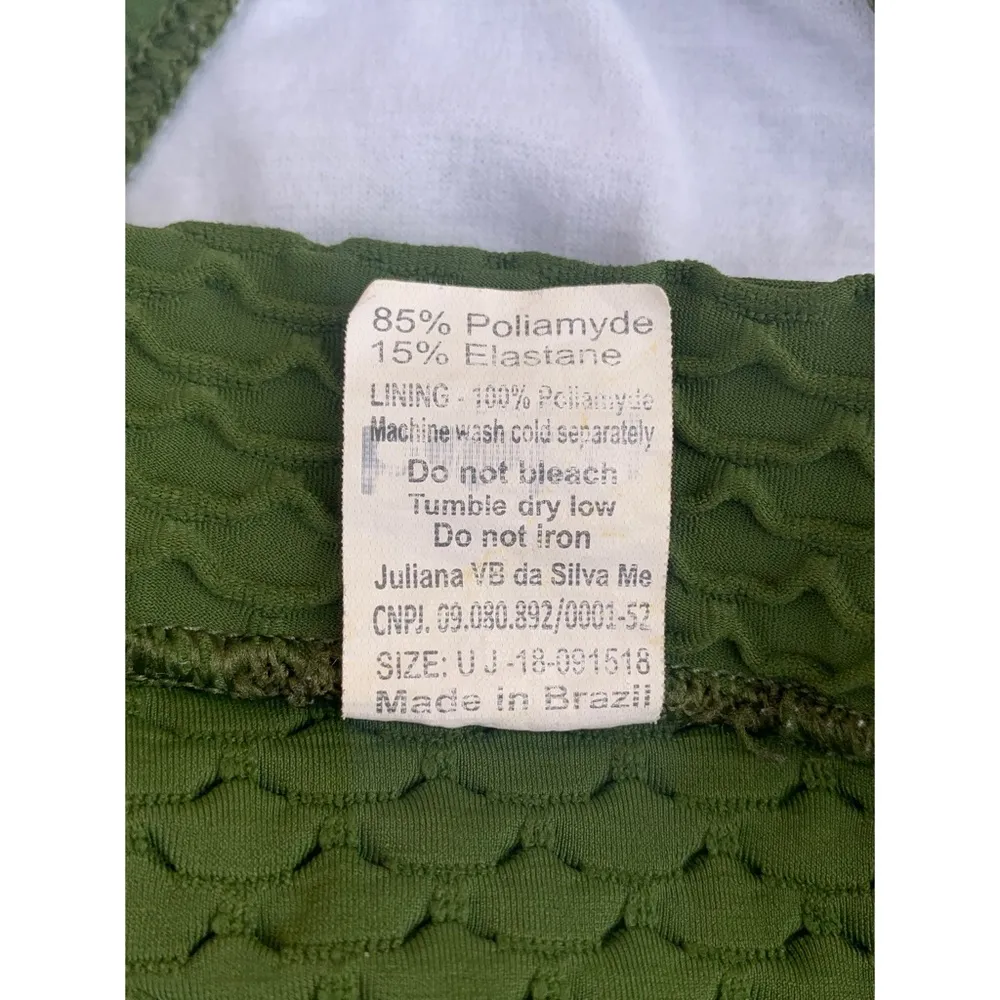 BBB Croco Skin Sports Bra Top Evergreen One Size - Image 5