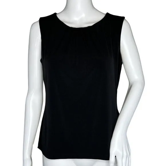 Grayson Shirt Women Small Black Office Casual Versatile Neutral Basic Minimalist - Image 2