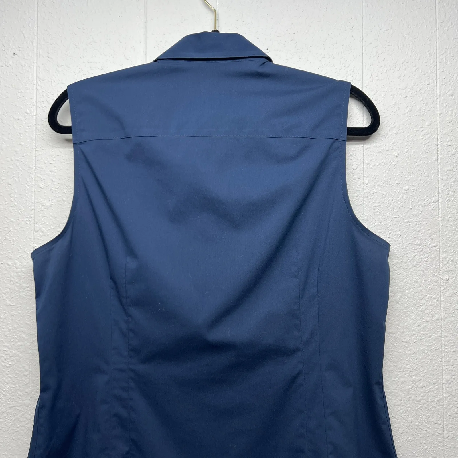 Foxcroft Non-Iron Top Women Large Office Career Business Workwear Cotton Stretch - Image 6