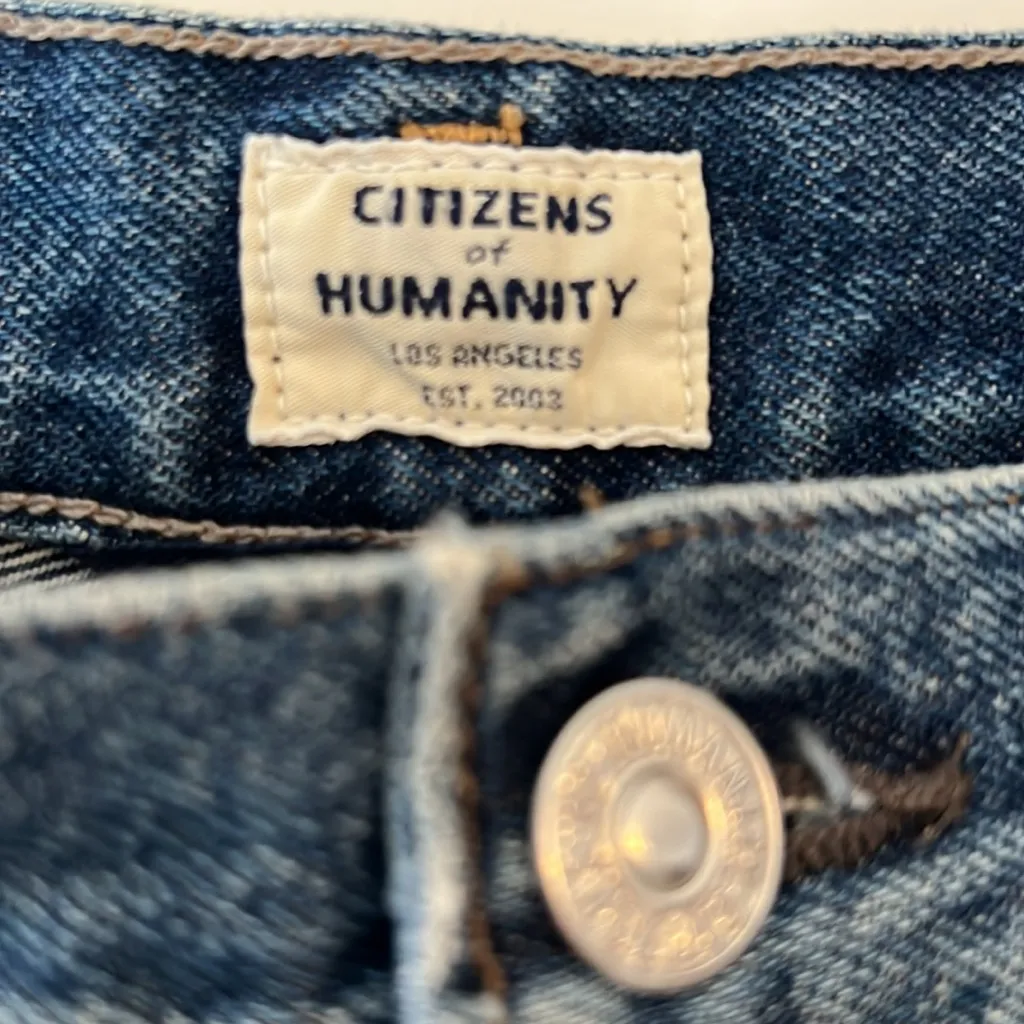 Citizens Of Humanity Dark Blue Denim - Image 2