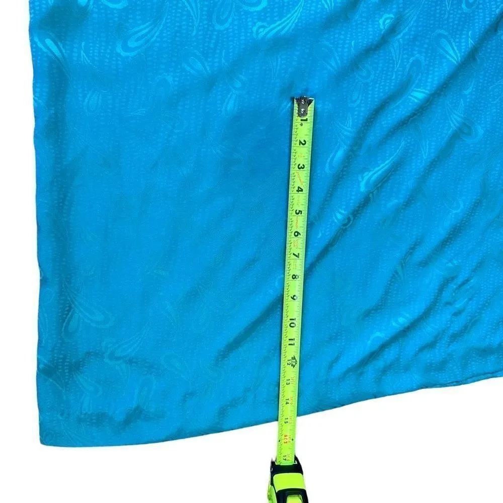 Vintage Schrader Sport Oversized Teal Green Mumu Women’s Size 20W - Image 5