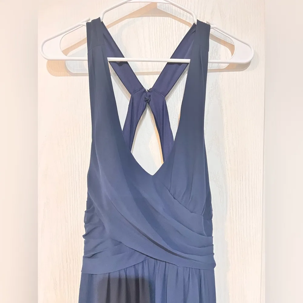 final price Bill Levkoff Navy Formal Gown - Image 3