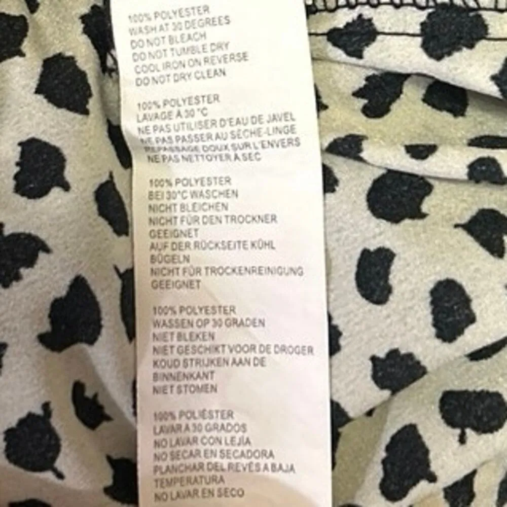 Boohoo Black White Contrast Smudge Half Sleeve Ruffle Frill Mini Wrap Dress 10 - Image 5