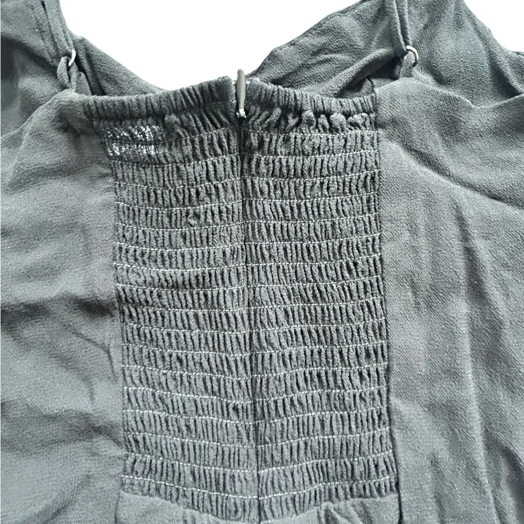 Reformation Aviana Dress Black Sweetheart Neckline Ruffle Bottom Mini Size 2 - Image 10