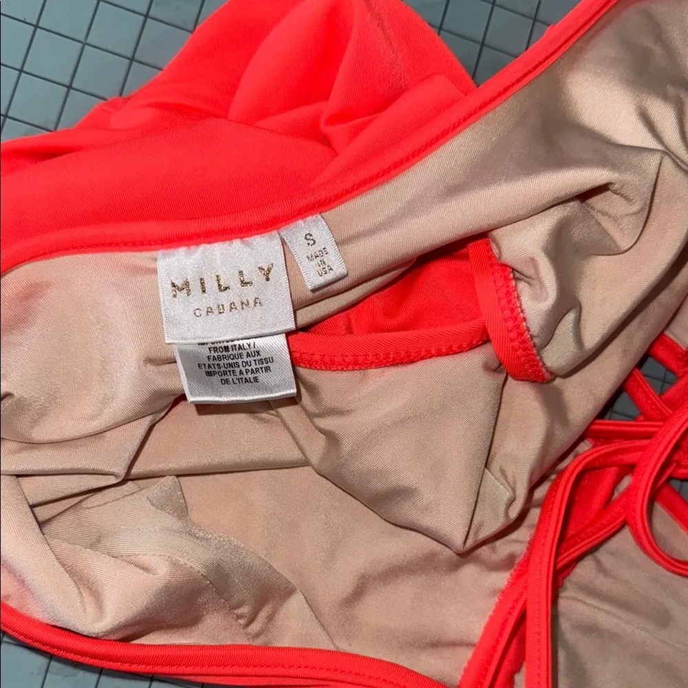 Milly Cabaña Orange Swimsuit Red - Image 3