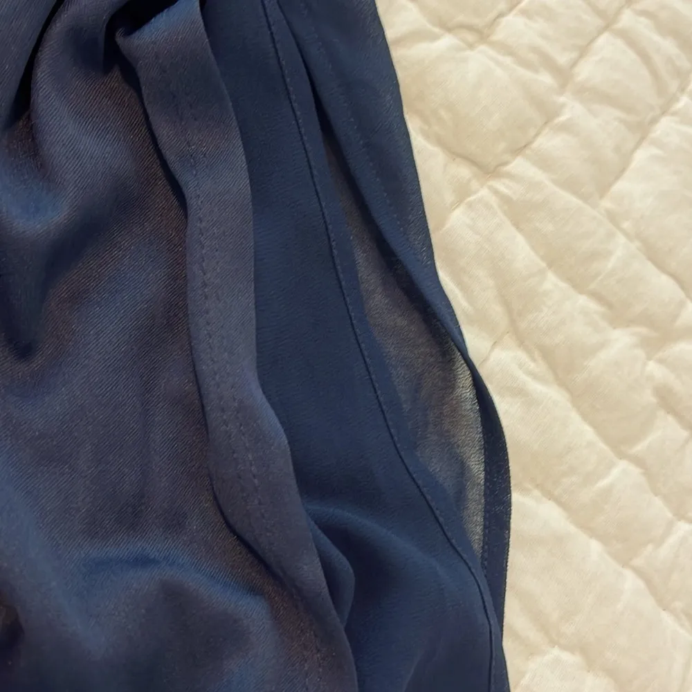 NWT Lulus Thoughts of Hue Navy Blue Surplice Maxi Dress XS - Image 11