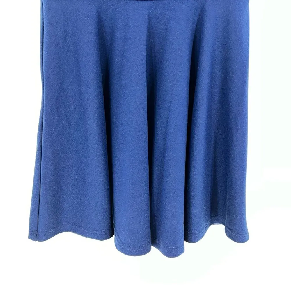 Sweet Rain Women's Skater Dress w/Open Cutouts @Waist in Royal Blue Size S - Image 5