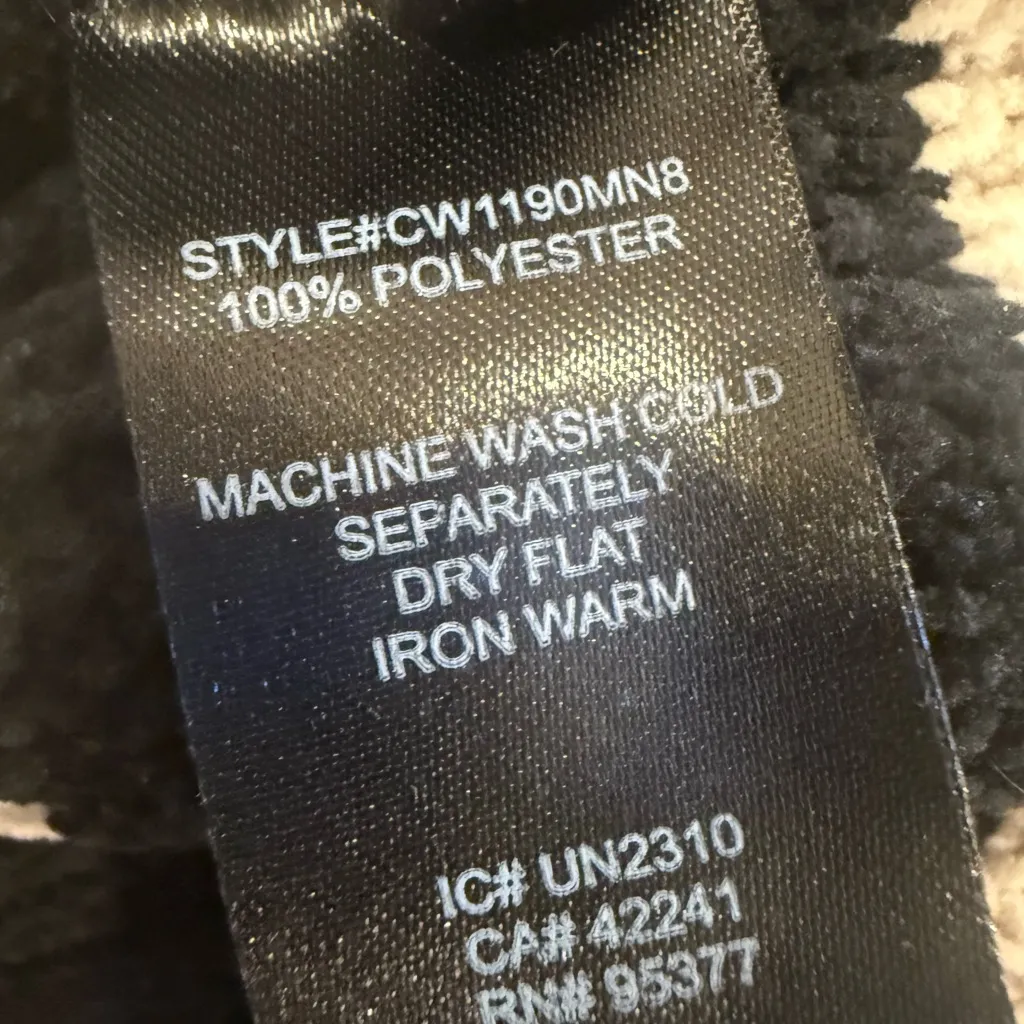 SANCTUARY Black and Cream Stripe Chenille Sweater size Medium - Image 7