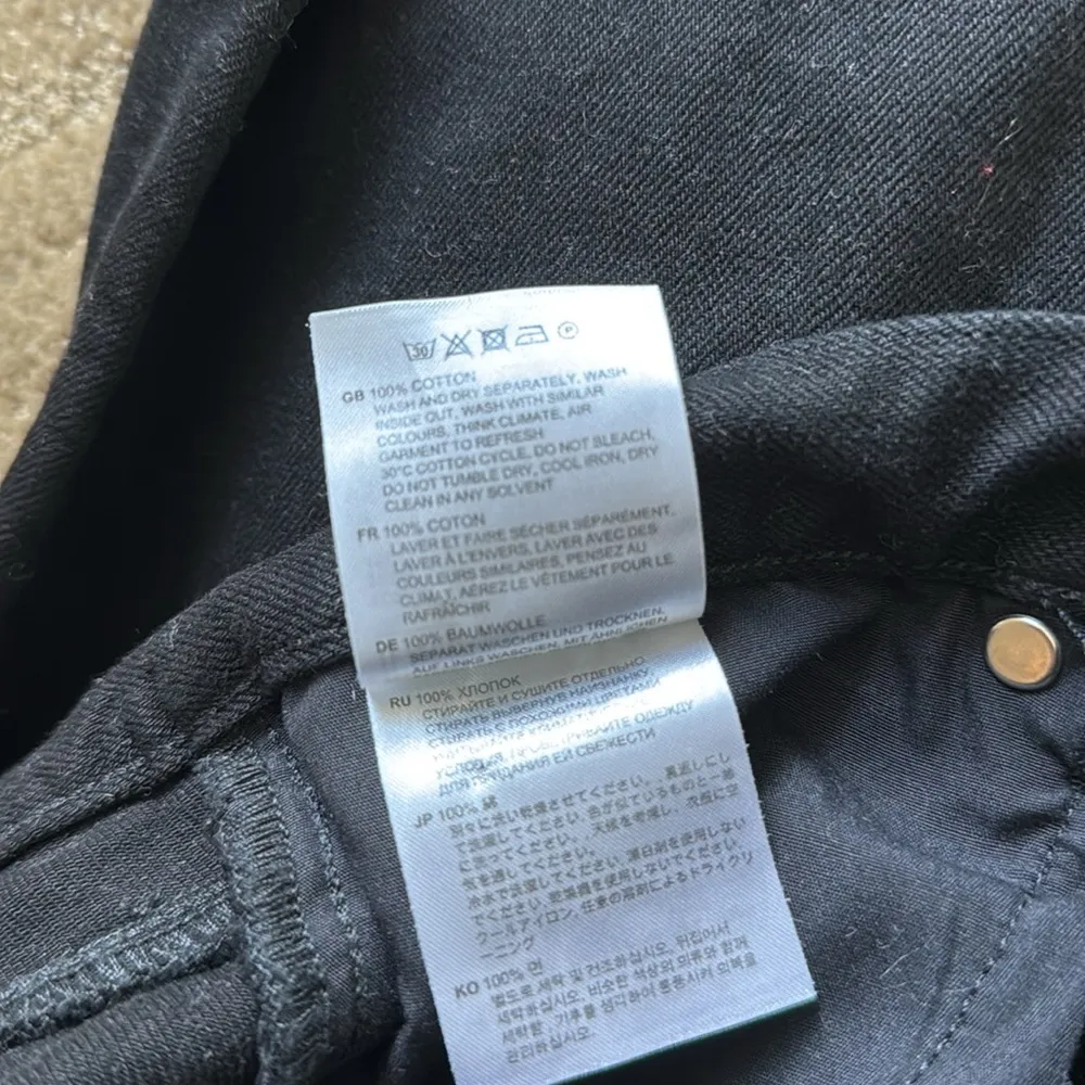 Toteme made in Italy black midi jean skirt Size XS - Image 11