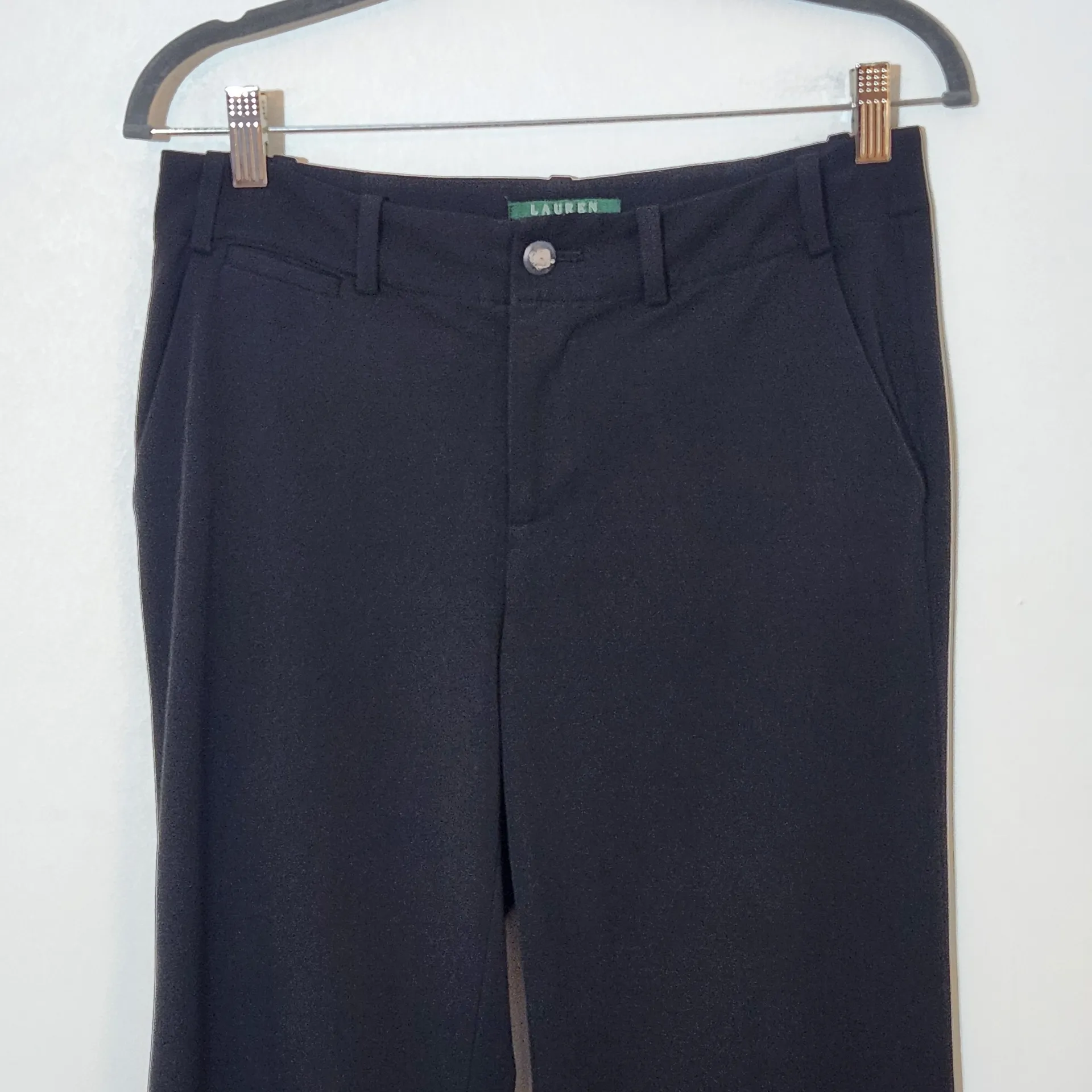 Lauren Ralph Lauren Black Dress Pants Size 2 Ralph Lauren Wide Leg Trousers - Image 3