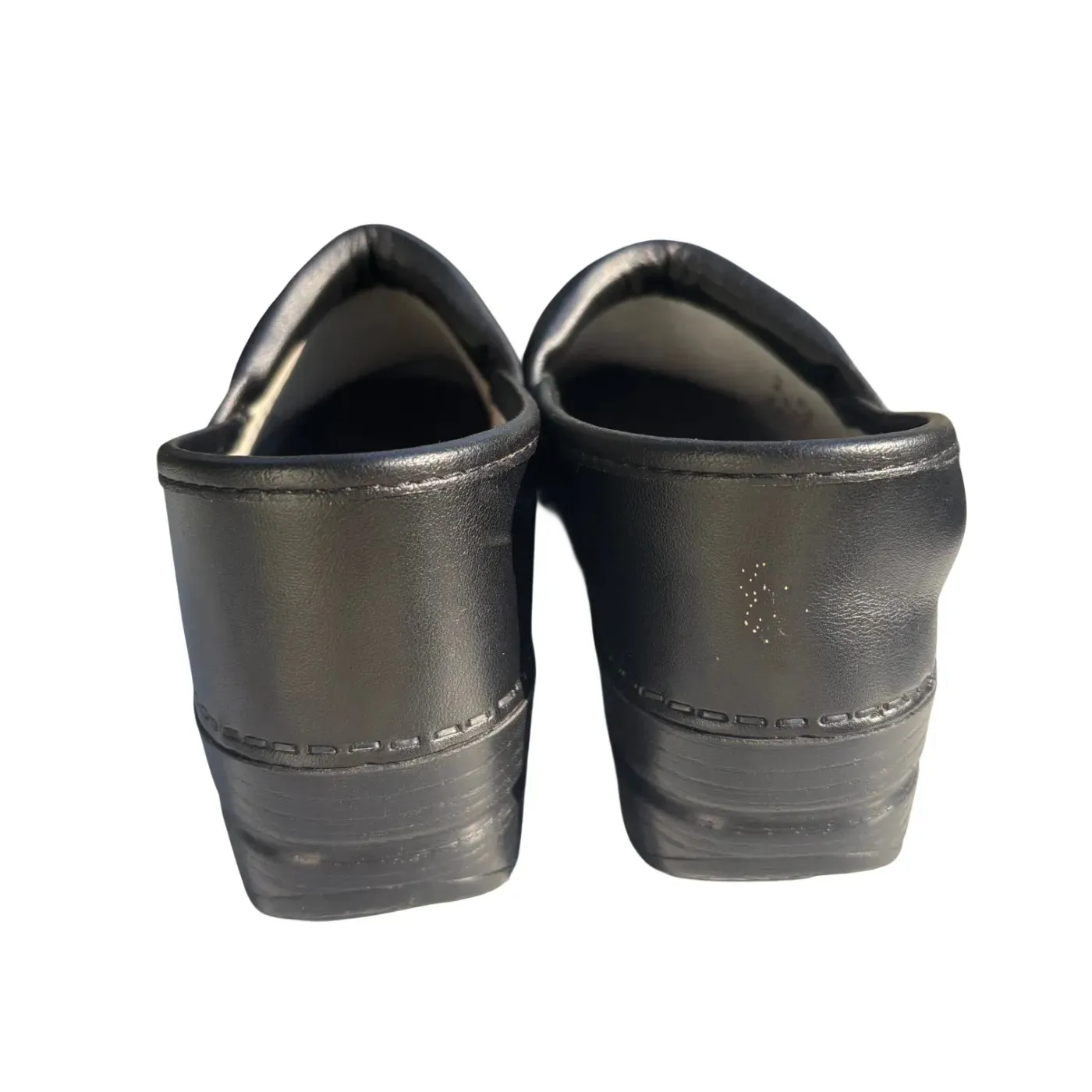 Dansko Black Leather Professional Clogs EU 37 / US 6.5-7 – Classic Work Shoes - Image 4