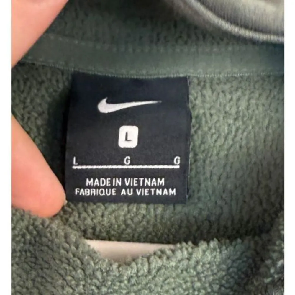 Nike Hoodie Women Gray Sweatshirt Sweater Dri Fit Performance Heather Size Large - Image 7