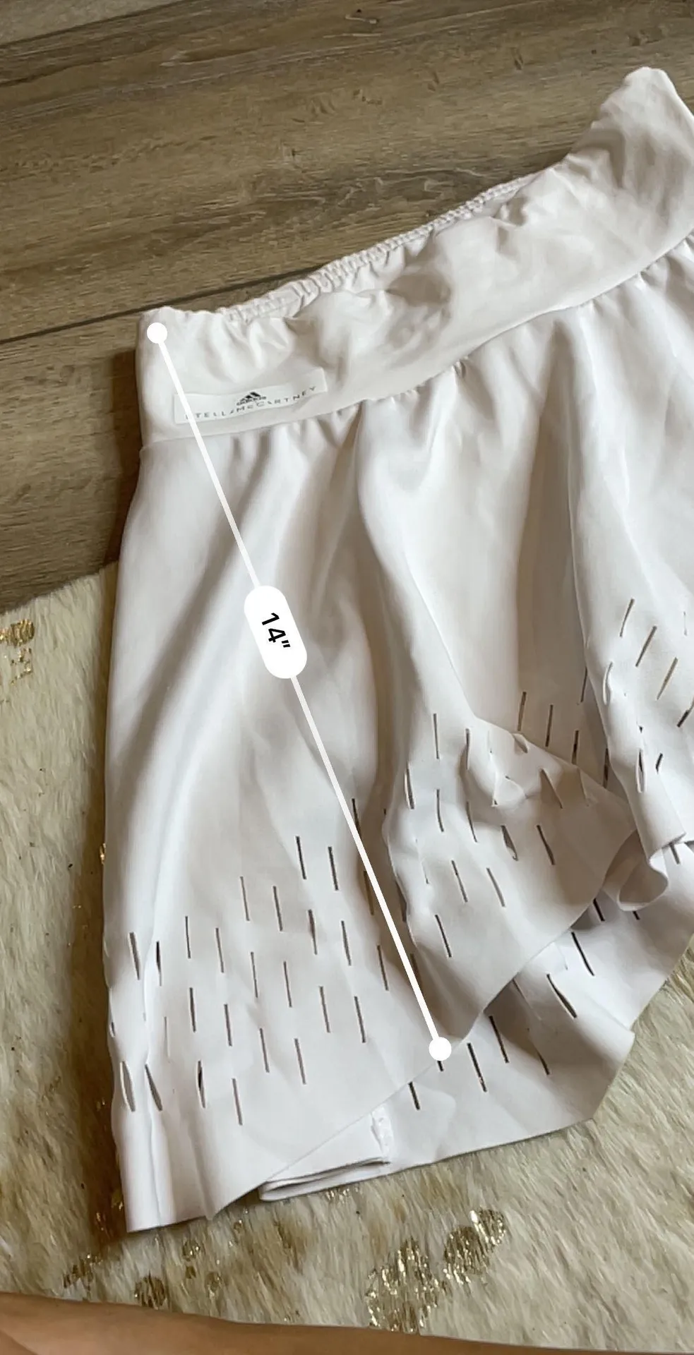 Stella McCartney White Tennis Skirt - Image 3