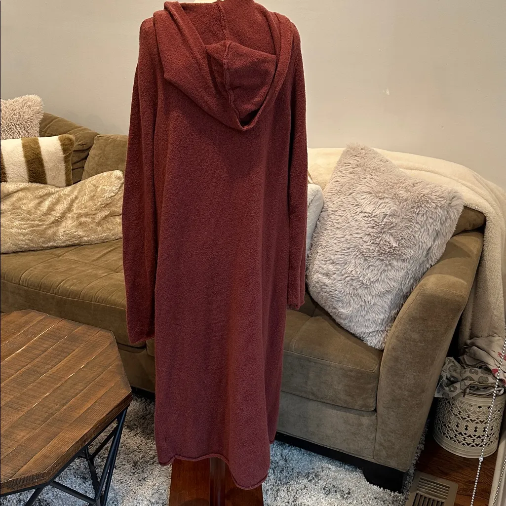 Women's Hooded Longline Cardigan - Image 4