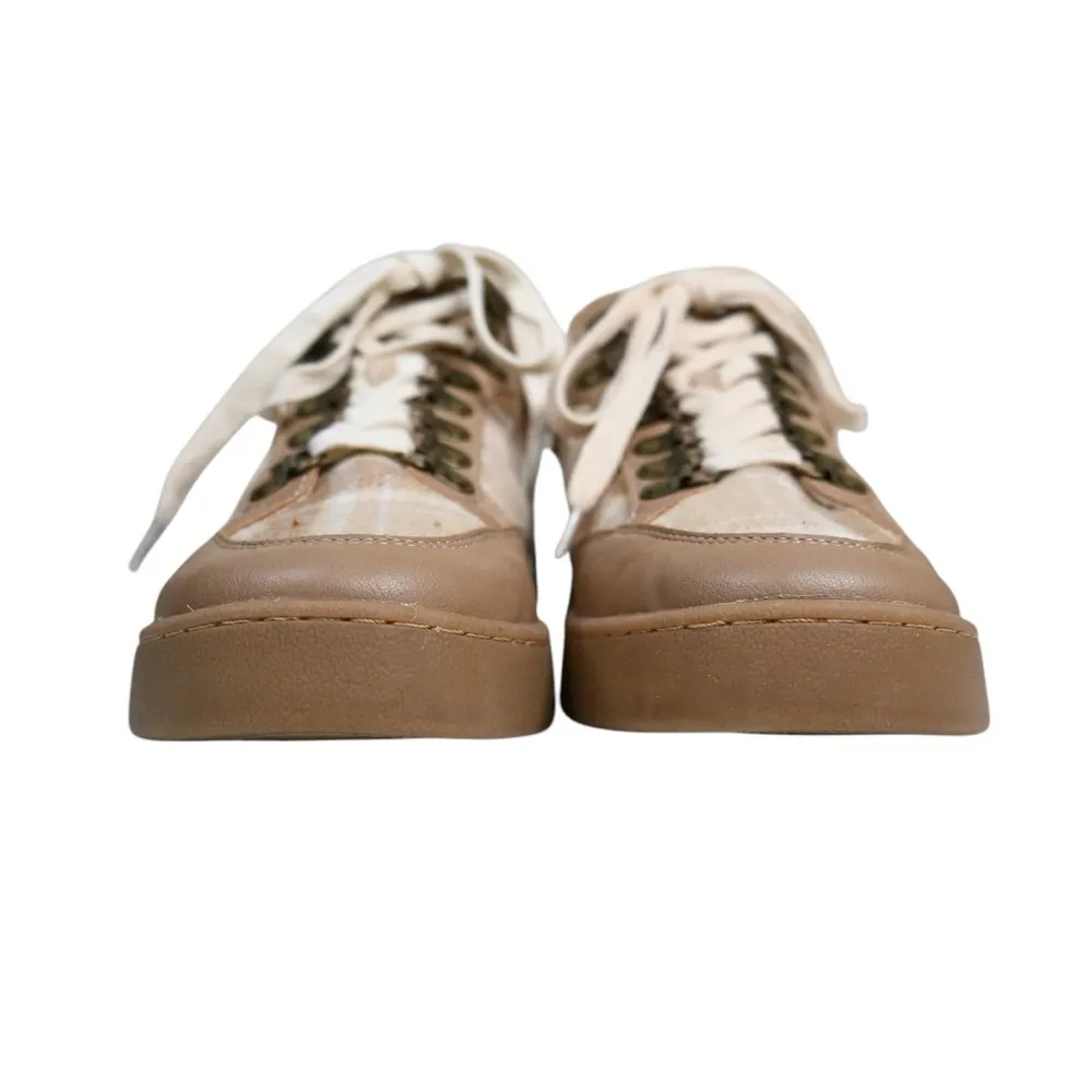 Oasis Society California Womens 8 Plaid High Top Sneakers - Image 2