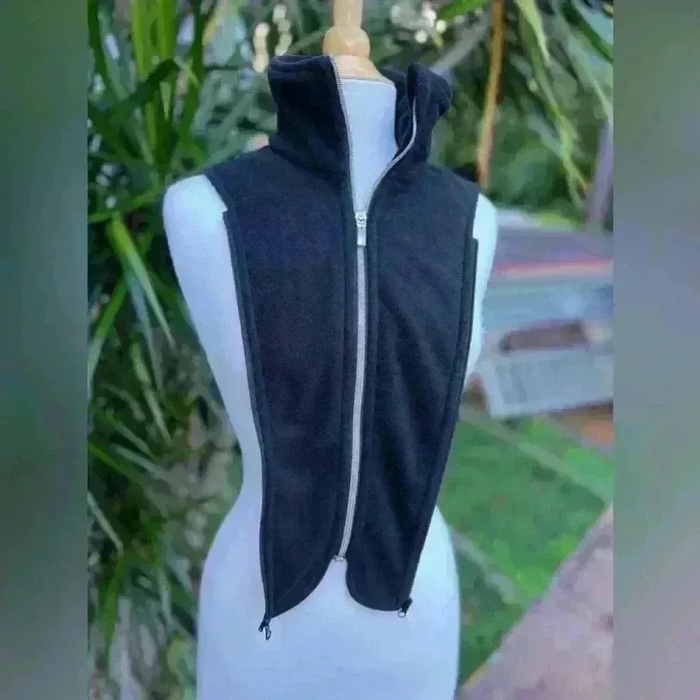 Lululemon Athletica Uba Black Jacket with Fleece Liner Removable Athletic Hoody - Image 10