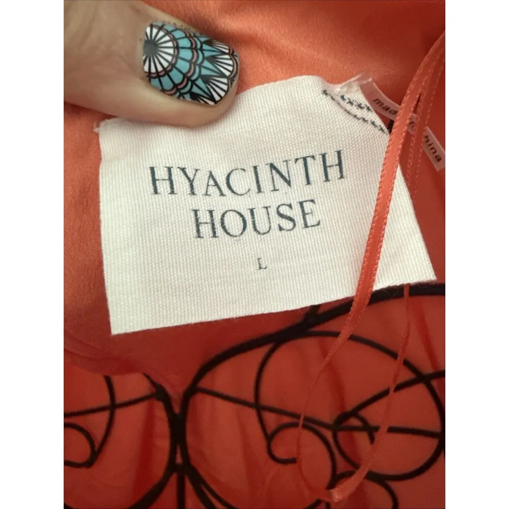 Hyacinth House Tuckernuck orange coral Taryn maxi dress size L NWT Size L - Image 4