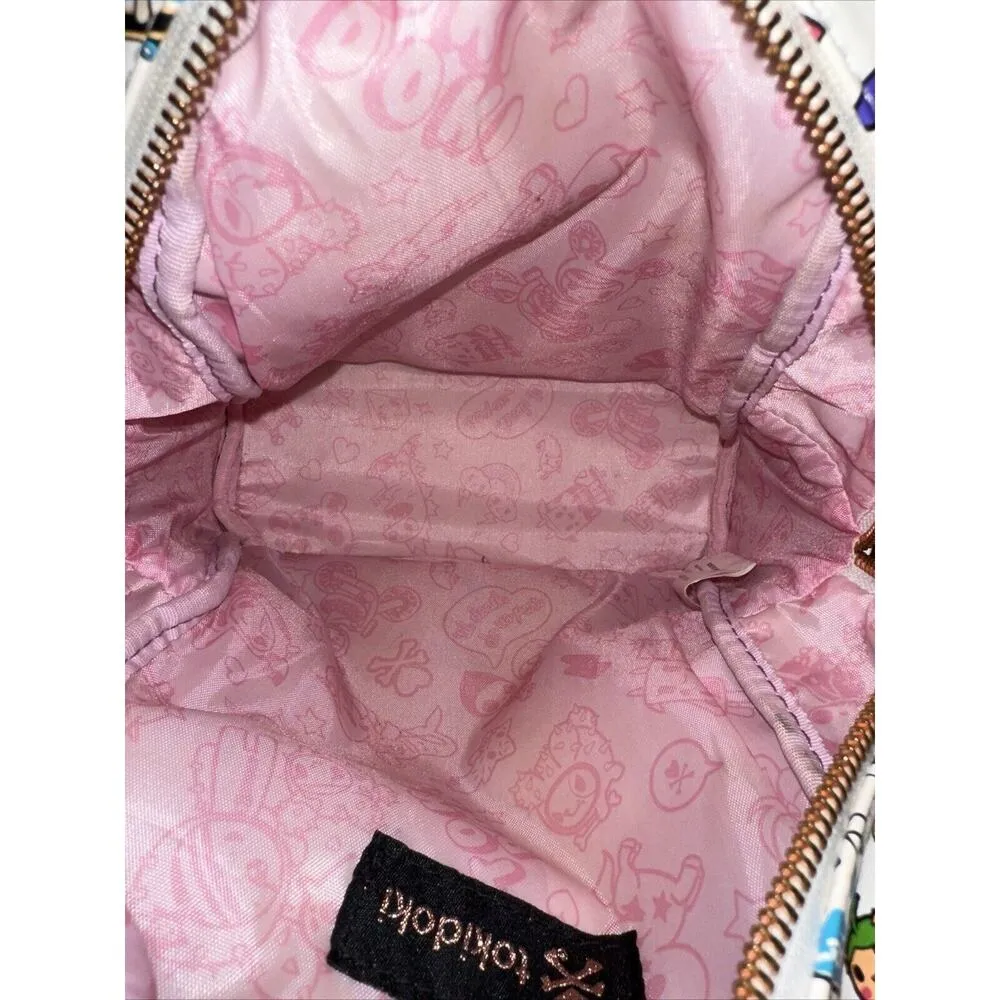 2018 RARE Tokidoki Denim Daze White Mini Backpack Vinyl Toy JAPAN Kawaii Cosplay - Image 9