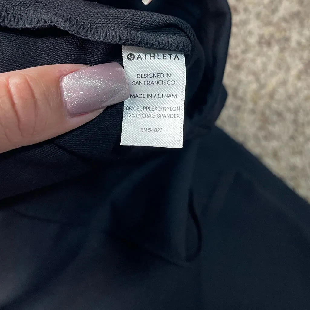Athleta Black Flare pants Medium - Image 5