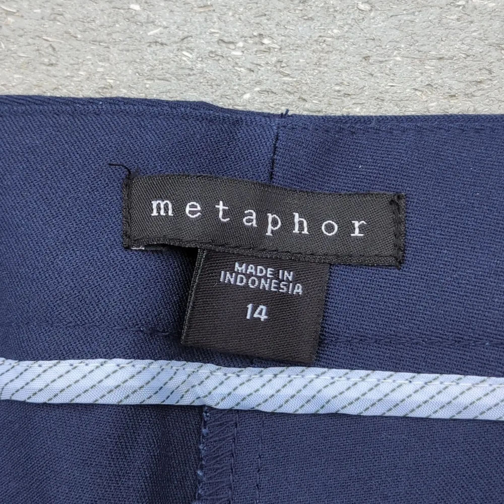 NWOT Metaphor Basics Bi-Stretch Ankle Pants | Metaphor Navy Blue Ankle Pants - Image 6