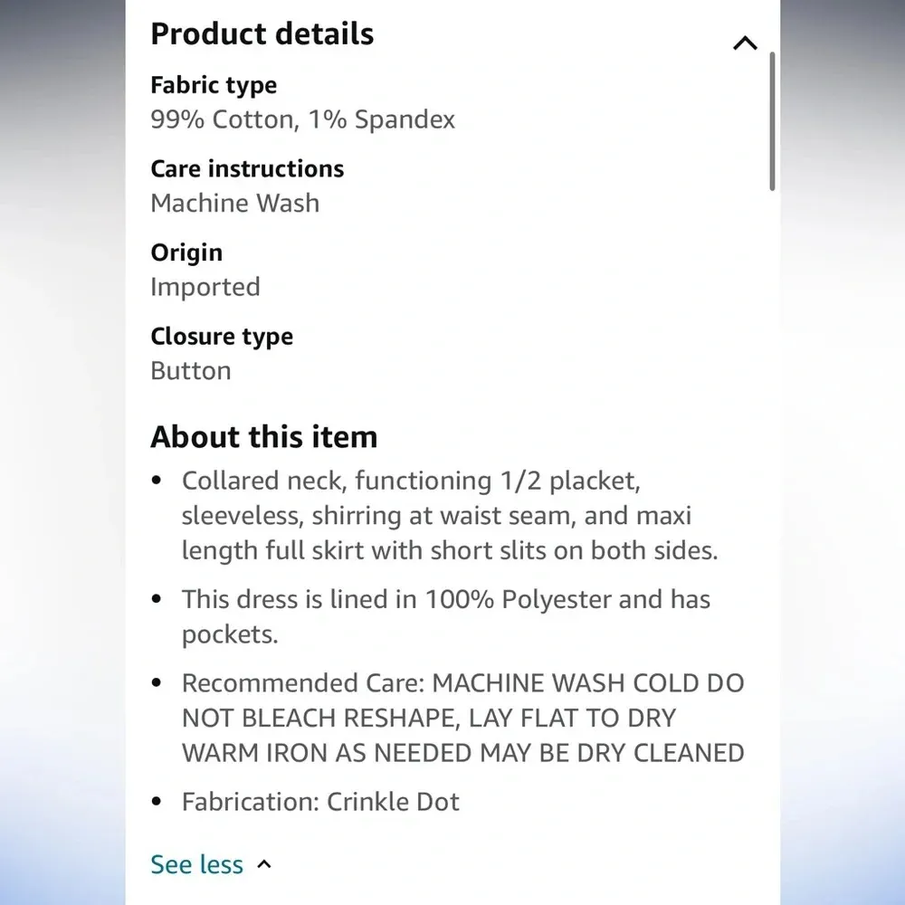 Maggy London Women's white Plus Size Maxi Full Skirt Shirt Dress size 16W NWT - Image 12