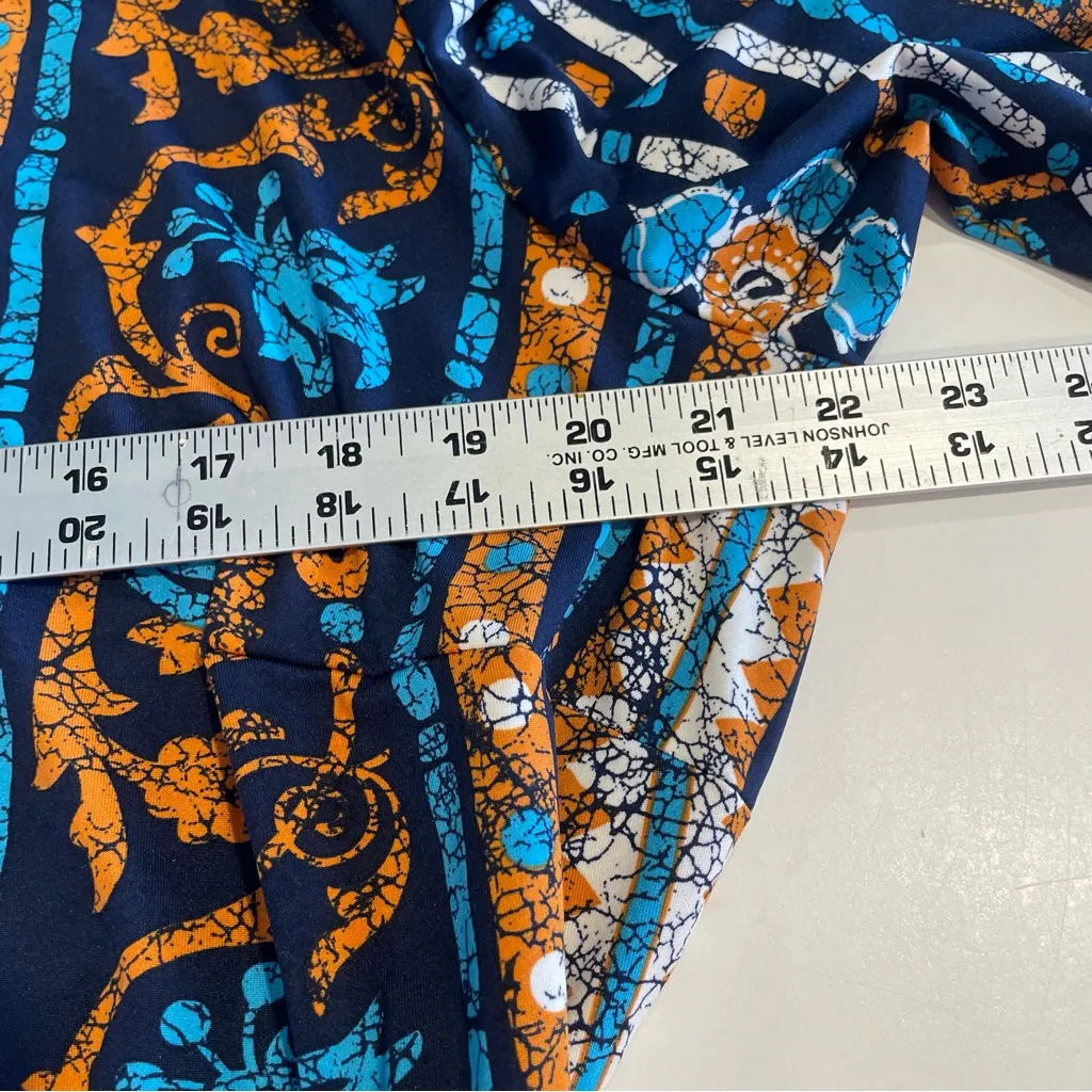 Ashley Stewart Angled Hem Dress Women 18/20 Elastic Waist Boho Cottagecore Chic - Image 9