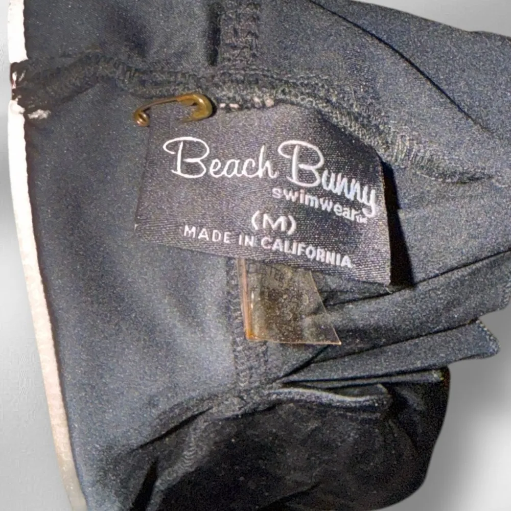 Beach Bunny Black‎ Pleated Bikini Bottom - Image 4