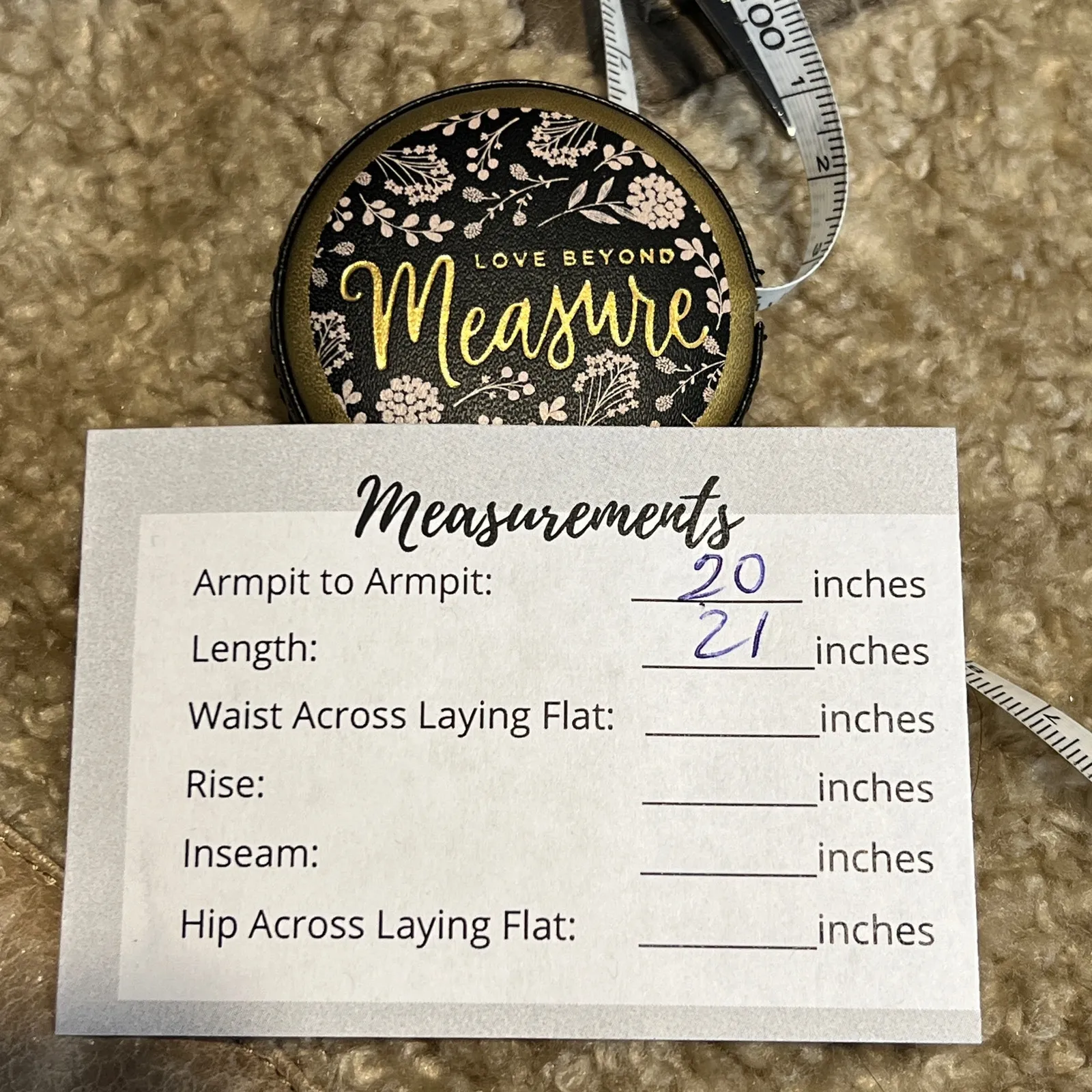 Ashley B Sherpa Faux Suede Moto Jacket M Beige Zip Vegan Leeather Cozy Warm Tan Size M - Image 3