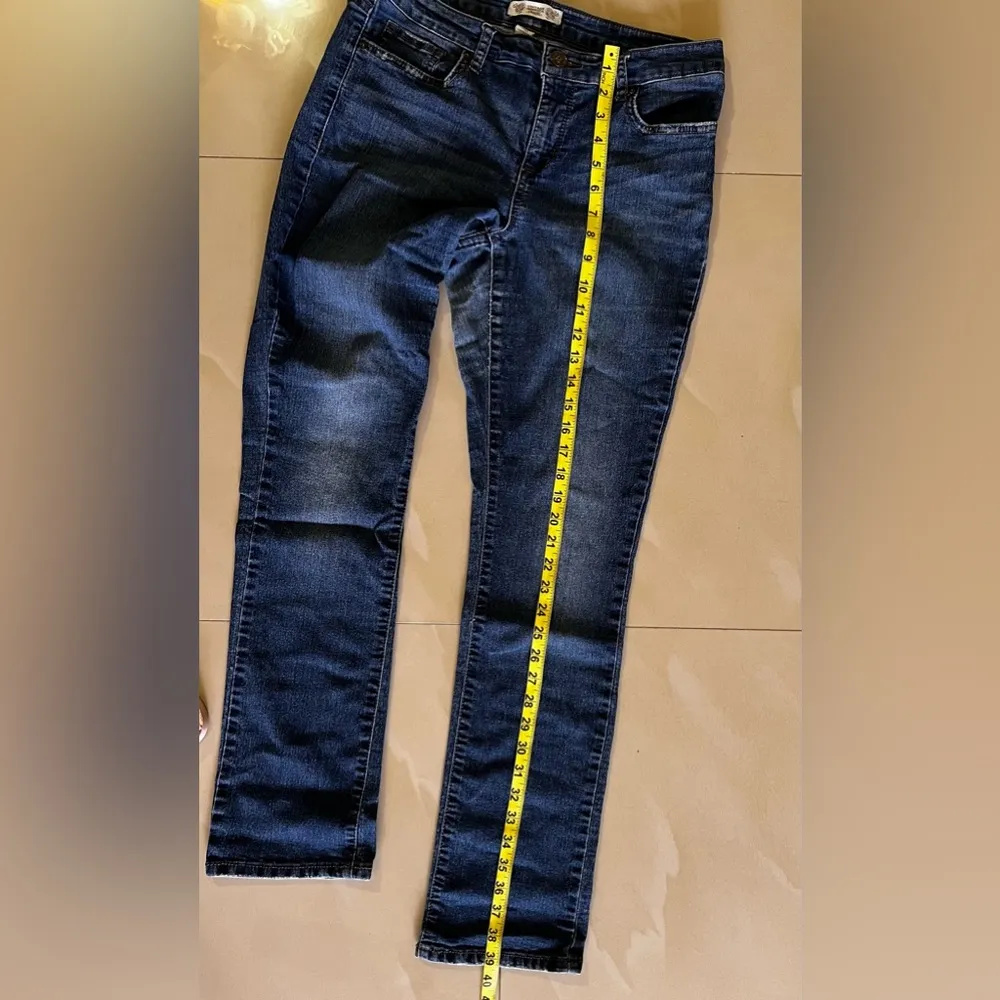 Vintage America Blues Jeans 8/29 cotton‎ spandex straight 5 pockets blue Size undefined - Image 7