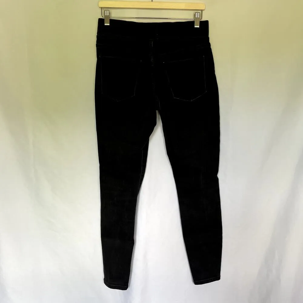 Universal Thread high-rise pull on jegging black jeans women's size 29R cotton - Image 5