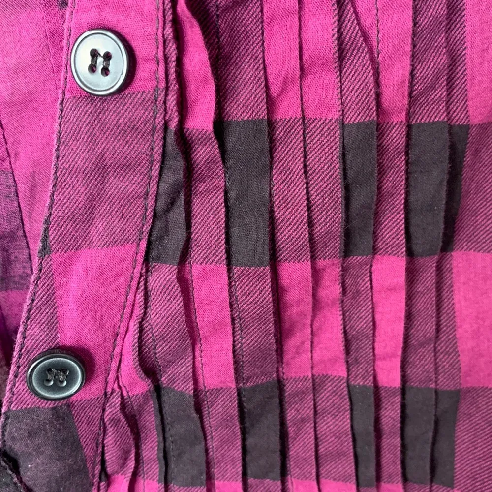 purple & black plaid tunic - Image 3