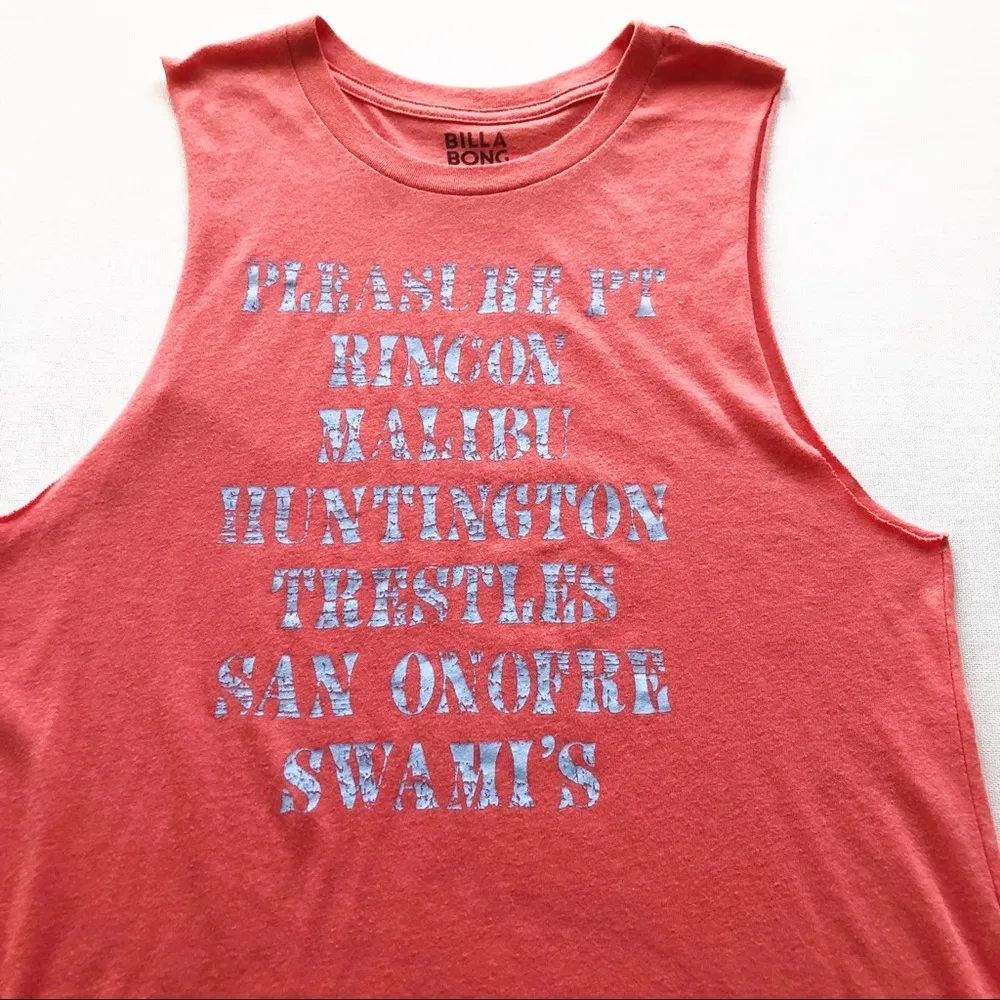 Billabong Sleeveless Graphic Muscle Tee - Image 2