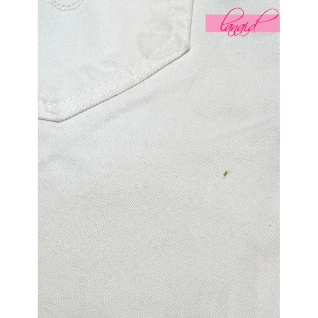 AG Legging Ankle Worn White Distressed Destroyed Ripped Edgy Skinny Stretch Jean - Image 11