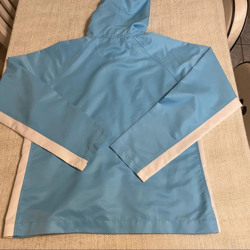 Lady Footlocker Hooded Windbreaker Blue Size L - Image 9