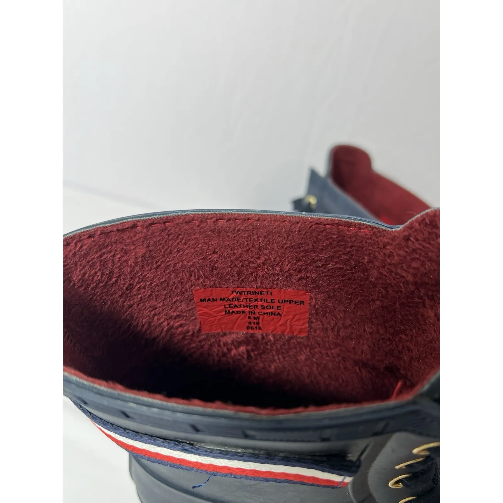 Tommy Hilfiger Womens Rain Boots Size 6 Dark Blue Rubber, Waterproof TWTRINETI - Image 6